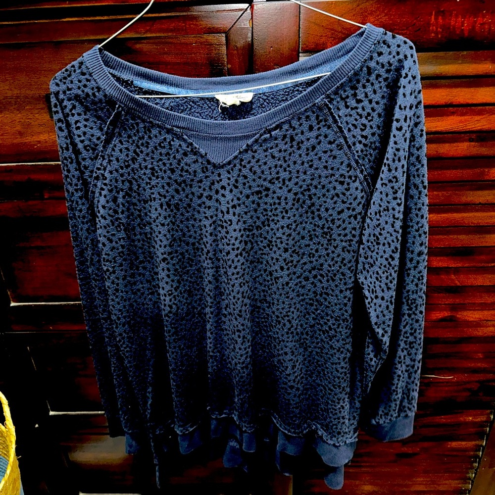 Lucky brand blue long sleeve